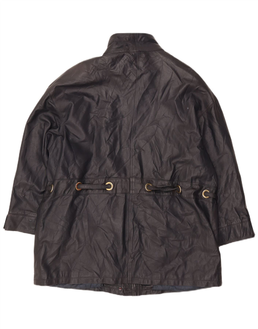 PER ME ženska kožna jakna UK 22 2XL crna koža