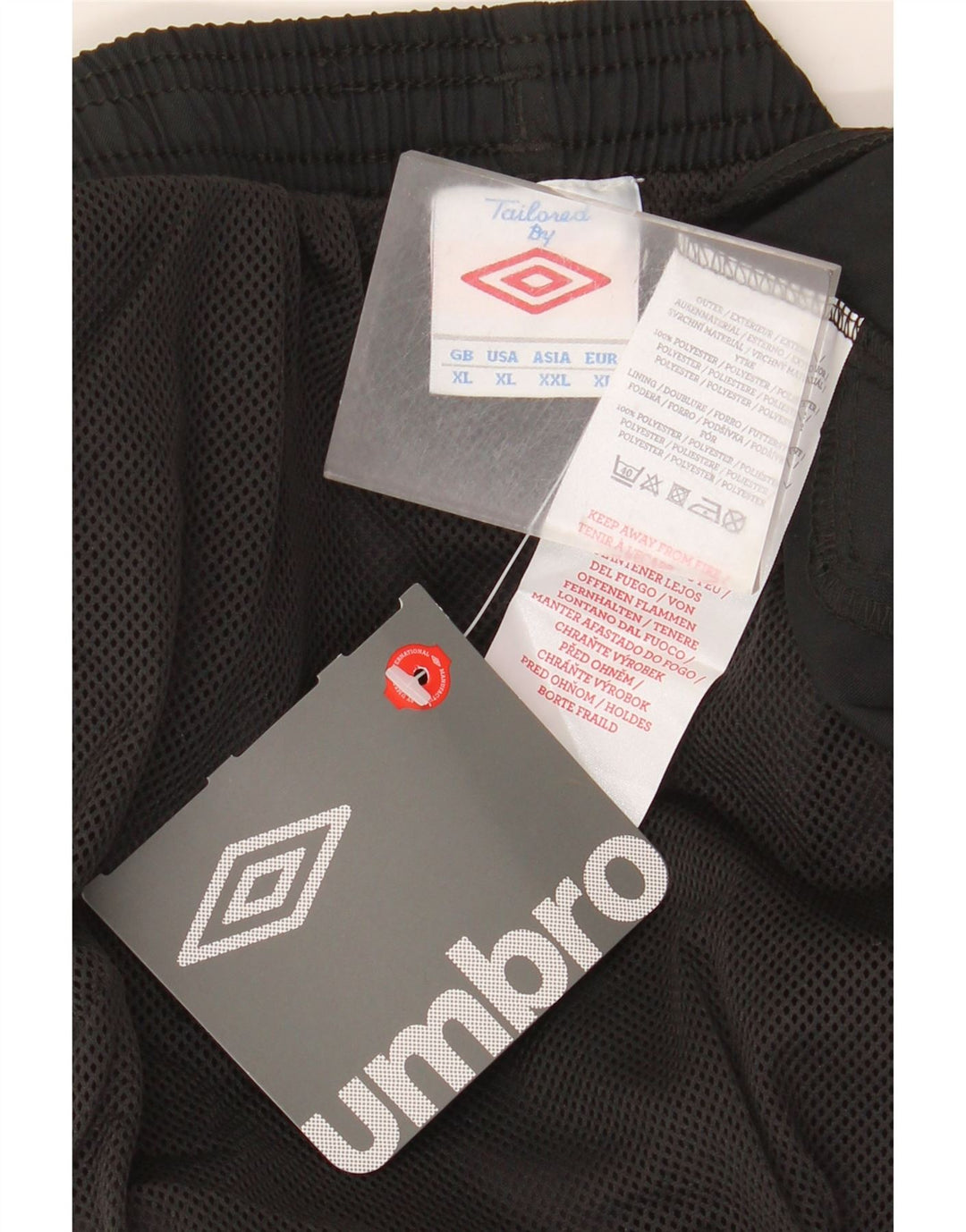 Umbro muške sportske kratke hlače XL crni poliester