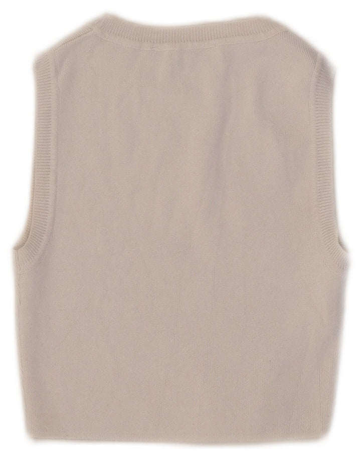 Zara ženski kratki prsluk UK 8 Small White