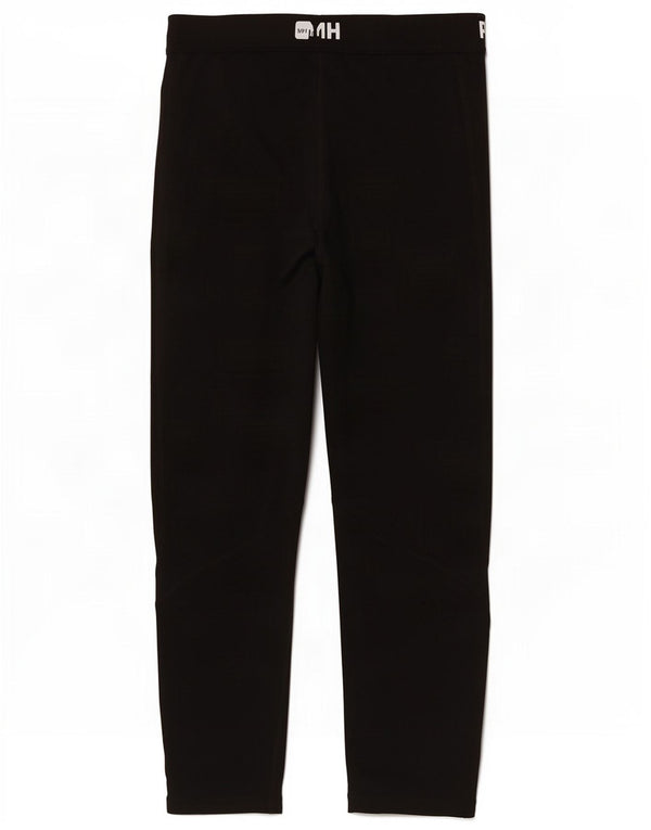 Nike Ženske Dri Fit Graphic Leggings UK 12 Srednje crni poliester