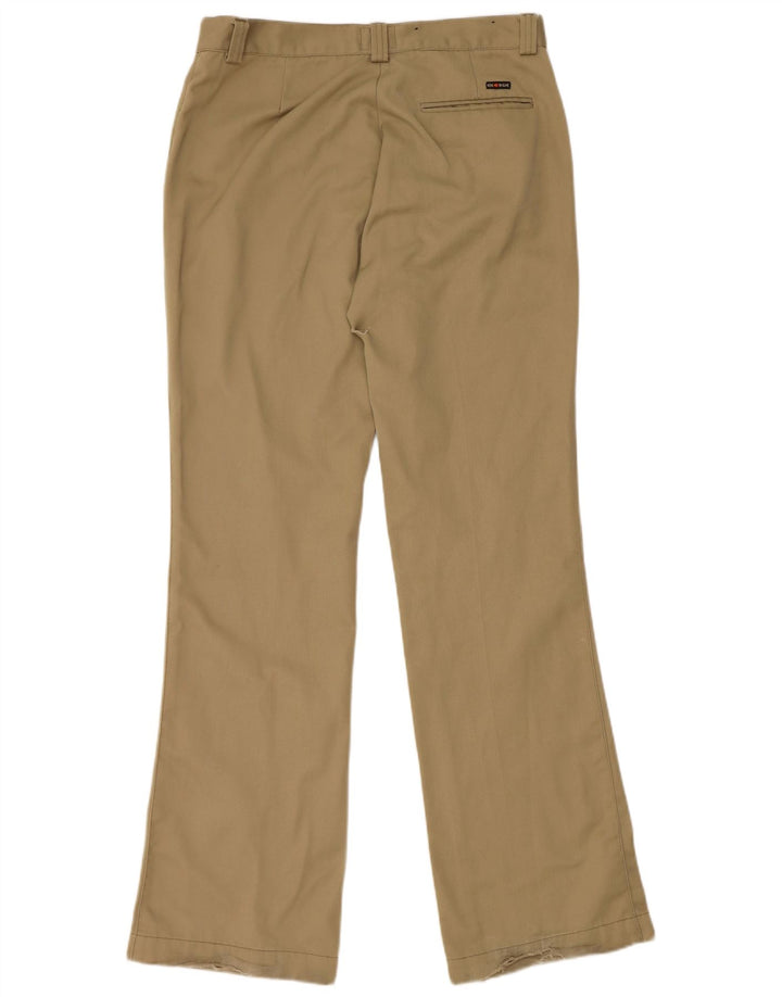ENERGIE Mens Straight Chino Trousers W34 L34 Khaki Polyester