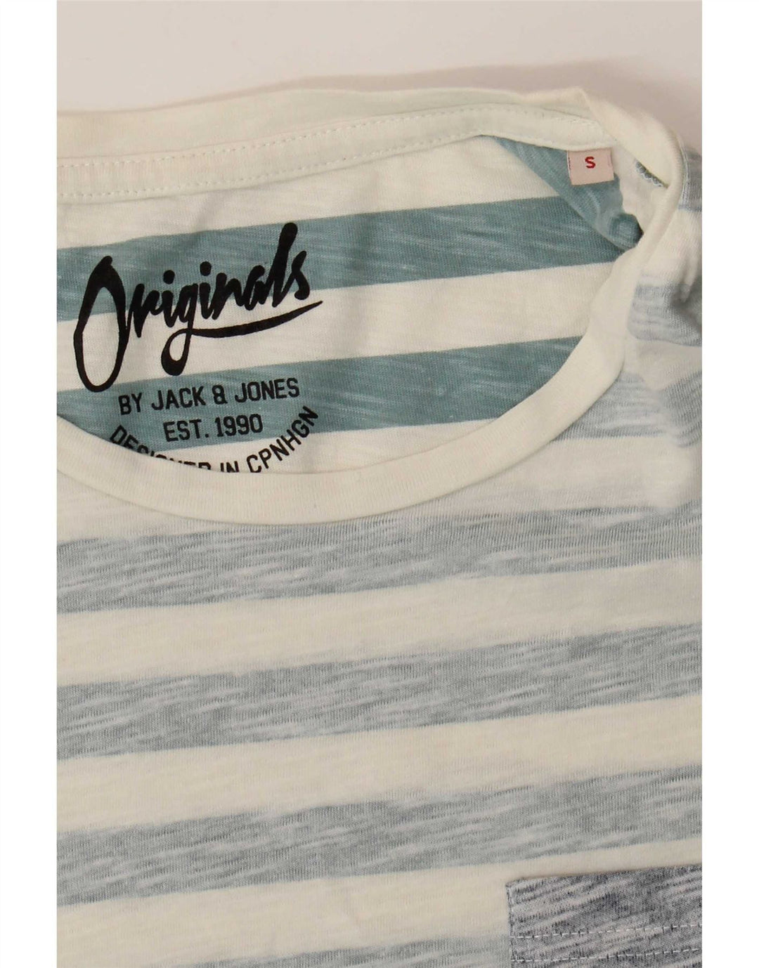 Jack & Jones muška majica kratkih rukava na male plave pruge