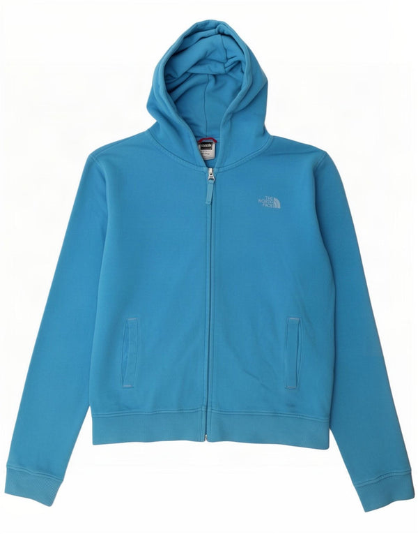 The North Face Girls pulover s kapuljačom s patentnim zatvaračem 14-15 godina XL plavi pamuk