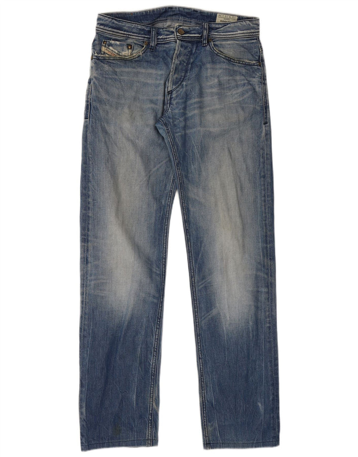 Diesel Mens Koolter Straight Jeans W33 L34 Plavi pamuk