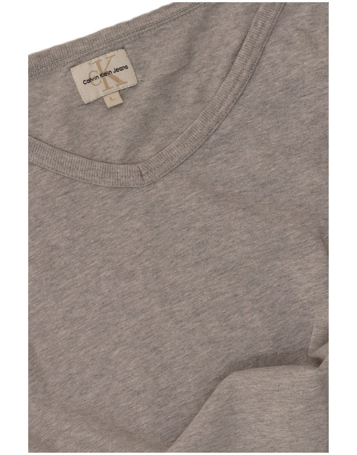Calvin Klein Jeans Muška majica kratkih rukava Large Grey Flected