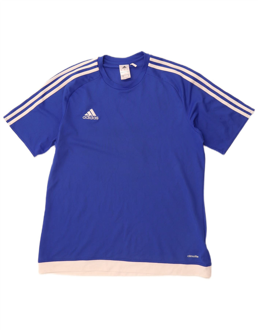 ADIDAS Muška Climalite majica kratkih rukava Veliki plavi poliester