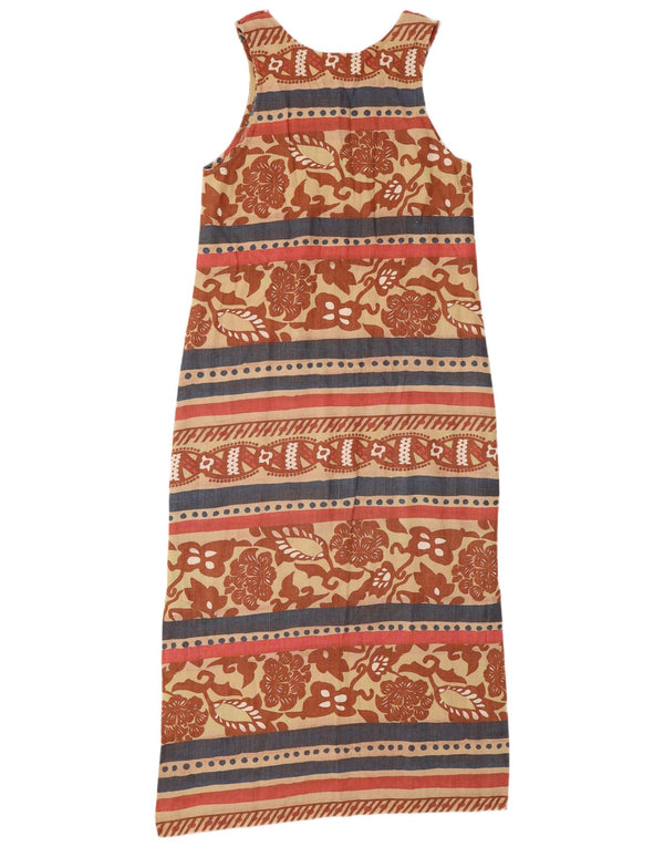 Il Marchese Coccapani ženski sarafan bez rukava UK 10 Mali smeđi cvjetni