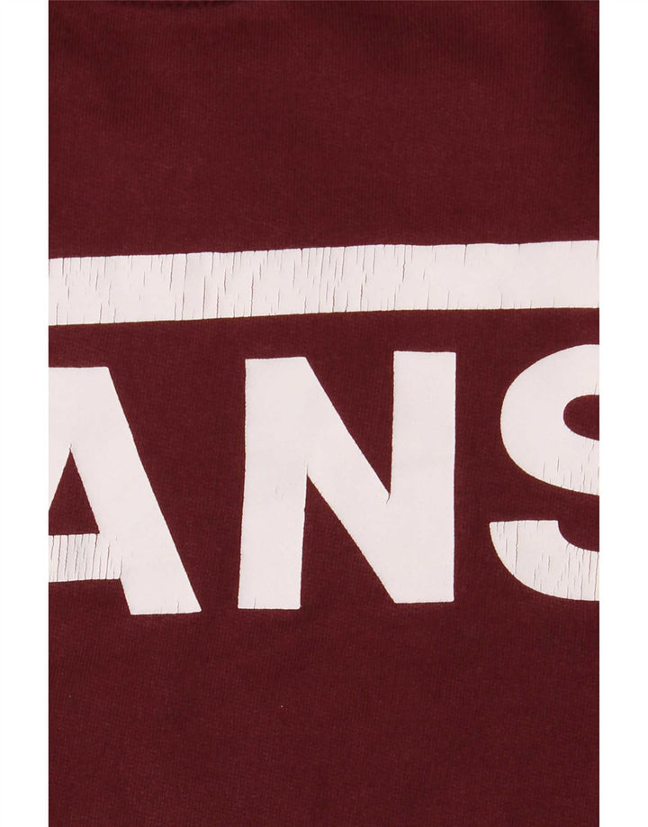 Vans muška trenirka s grafičkim motivima srednje bordo boje