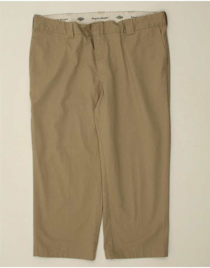 DICKIES Mens Regular Straight Chino Trousers W42 L25 Beige Vintage Dickies and Second-Hand Dickies from Messina Hembry 