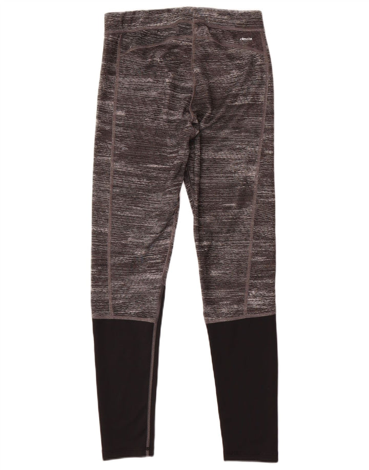 Adidas ženske Tech Fit tajice UK 12/14 srednje sive boje poliester