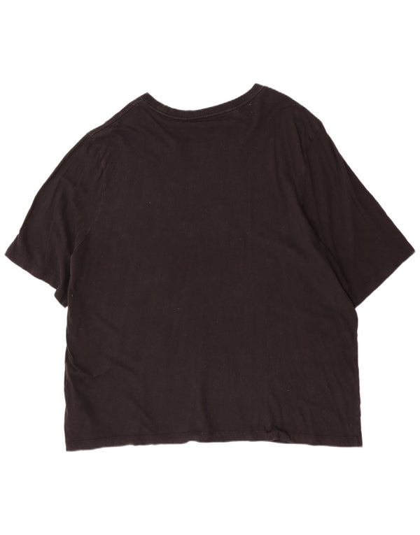 Puma muška majica s grafičkim motivima 4XL crni pamuk