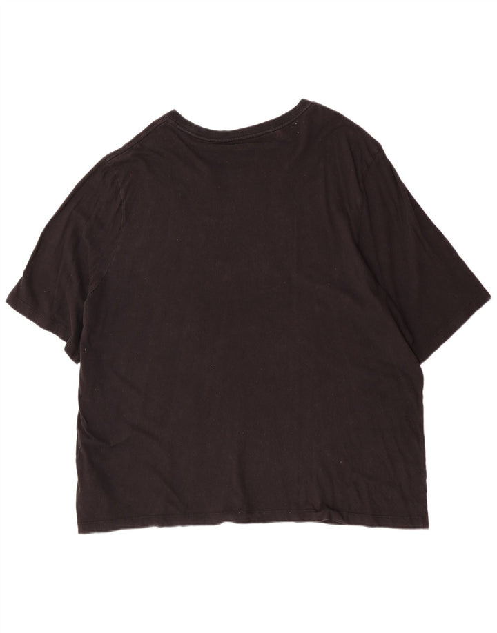 Puma muška majica s grafičkim motivima 4XL crni pamuk