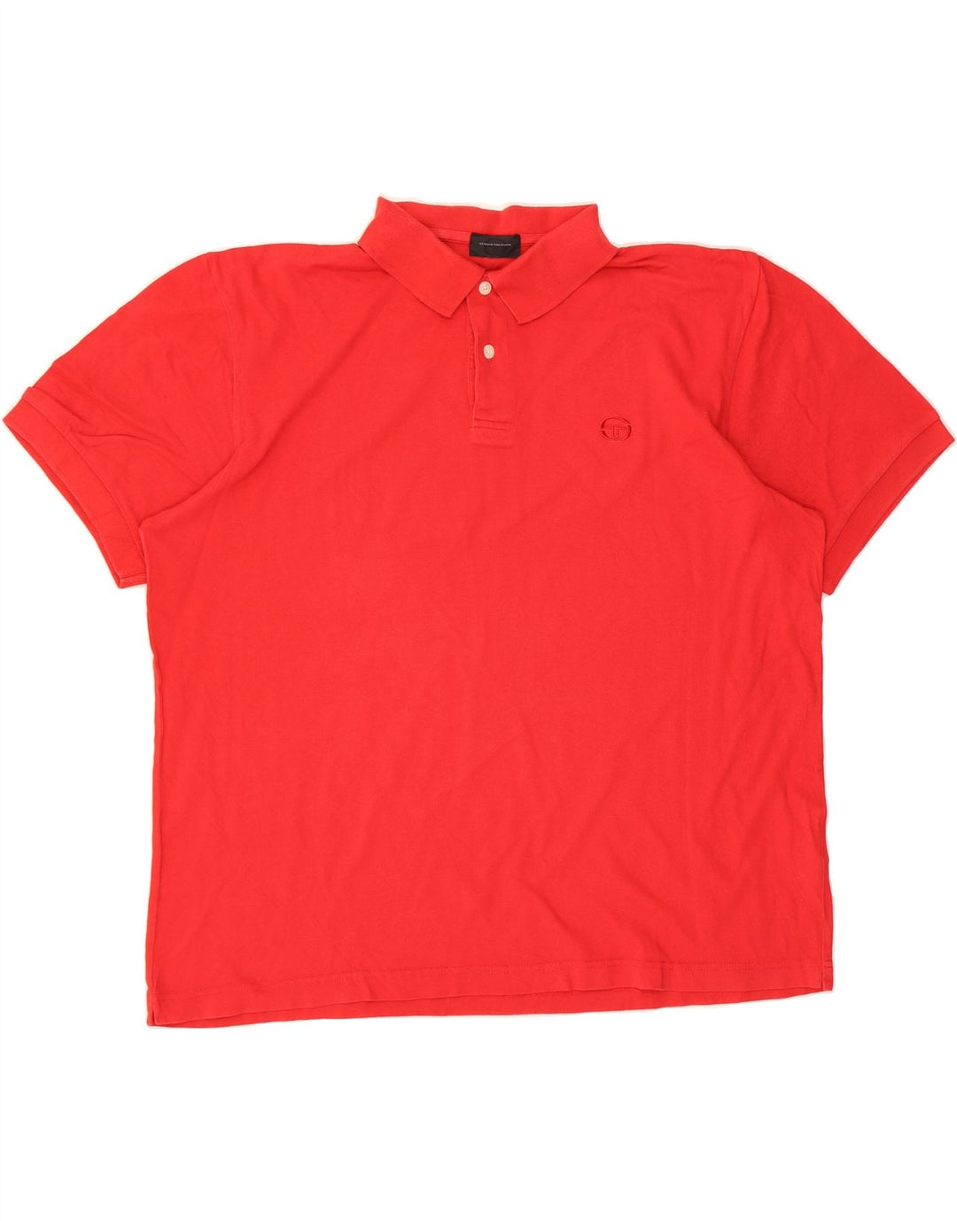 SERGIO TACCHINI Mens Polo Shirt IT 52 Large Red Cotton Vintage Sergio Tacchini and Second-Hand Sergio Tacchini from Messina Hembry 
