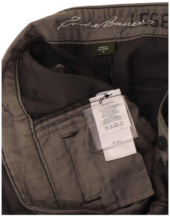 Eddie Bauer Ženske chino kratke hlače US 8 srednje W30 sivi pamuk