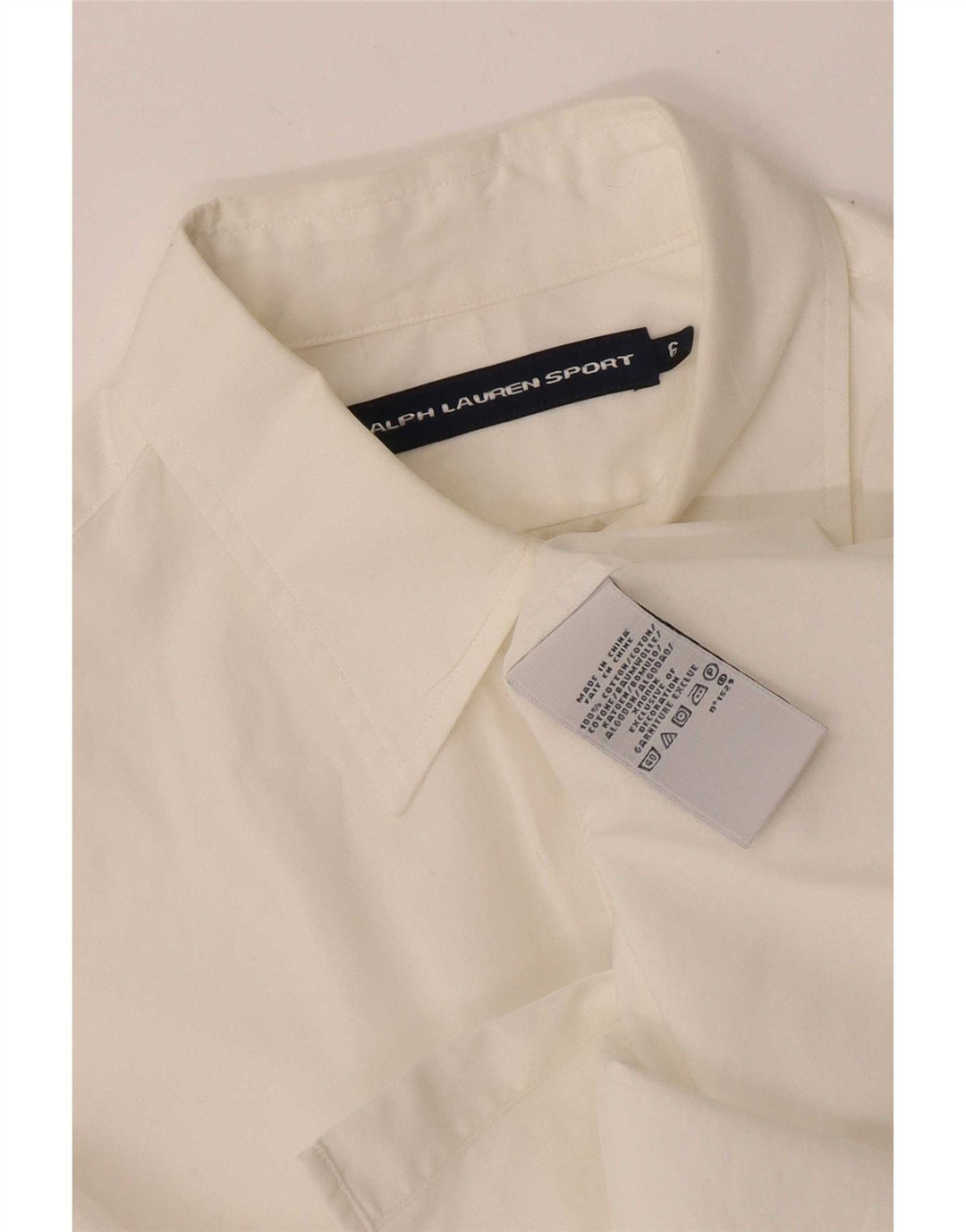 Ženska košulja Ralph Lauren US 6 Srednje bijeli pamuk