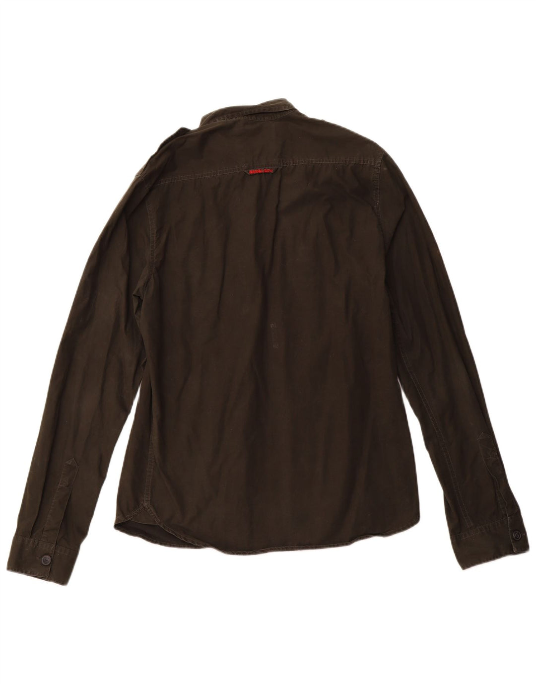 SUPERDRY muška vojna košulja, veliki kaki pamuk