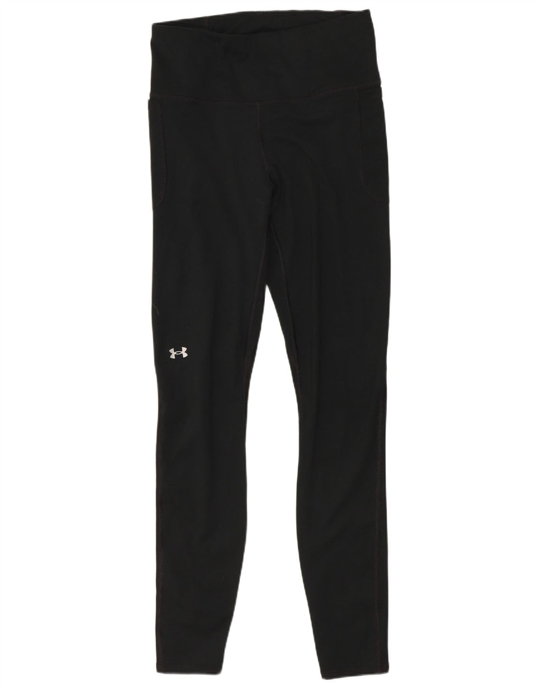 Under Armour ženske pripijene tajice UK 12 Srednji crni poliester