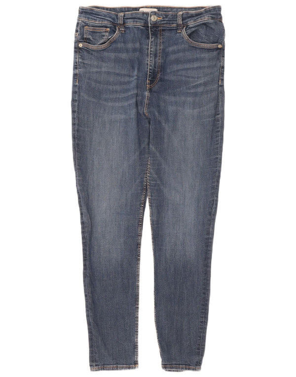 Zara ženske uske traperice EU 46 2XL W36 L28 Plave