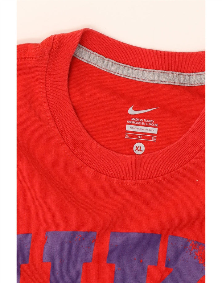 NIKE Muška majica s grafičkim motivima XL crvena