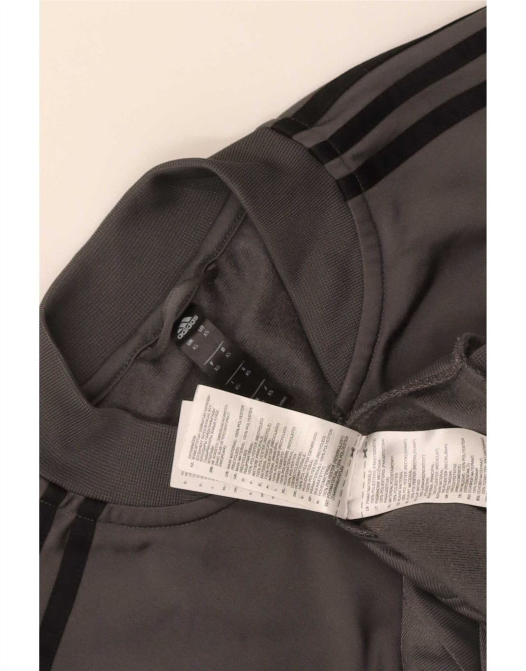 Adidas muška trenirka gornja jakna XS sivi poliester