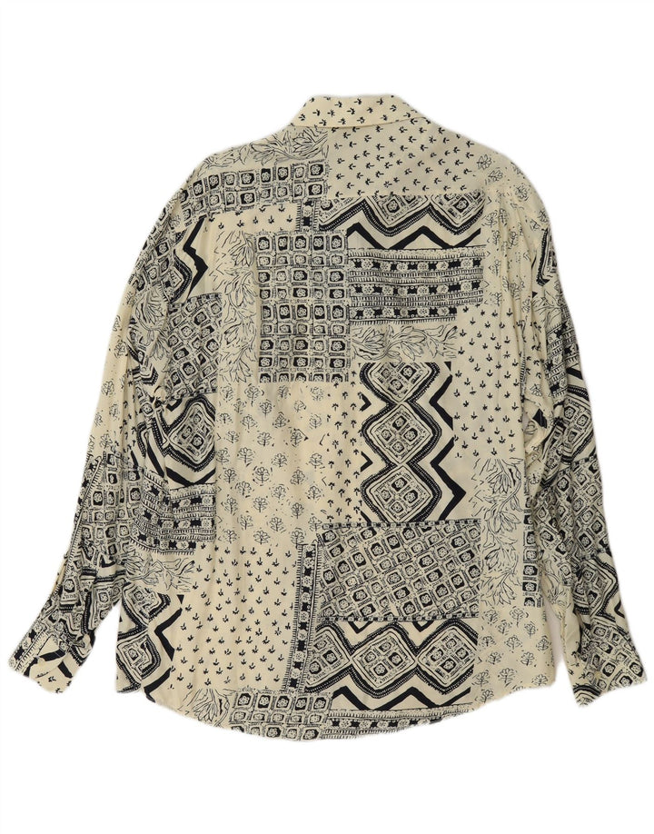 Ferrone muška košulja Large Off White Patchwork viskoza