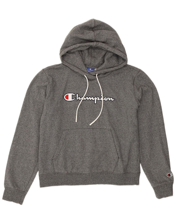 Champion ženska majica s kapuljačom s kapuljačom UK 12 srednje sive mrlje