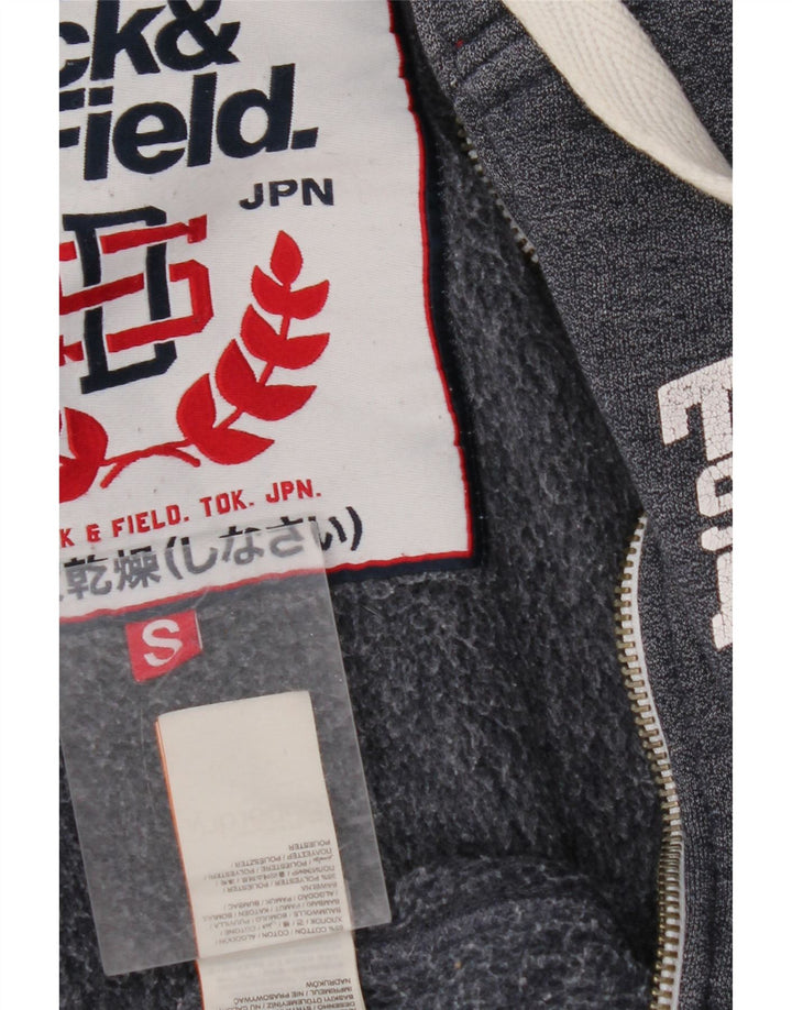 SUPERDRY muški pulover s kapuljačom s patentnim zatvaračem, mali tamnoplavi pamuk