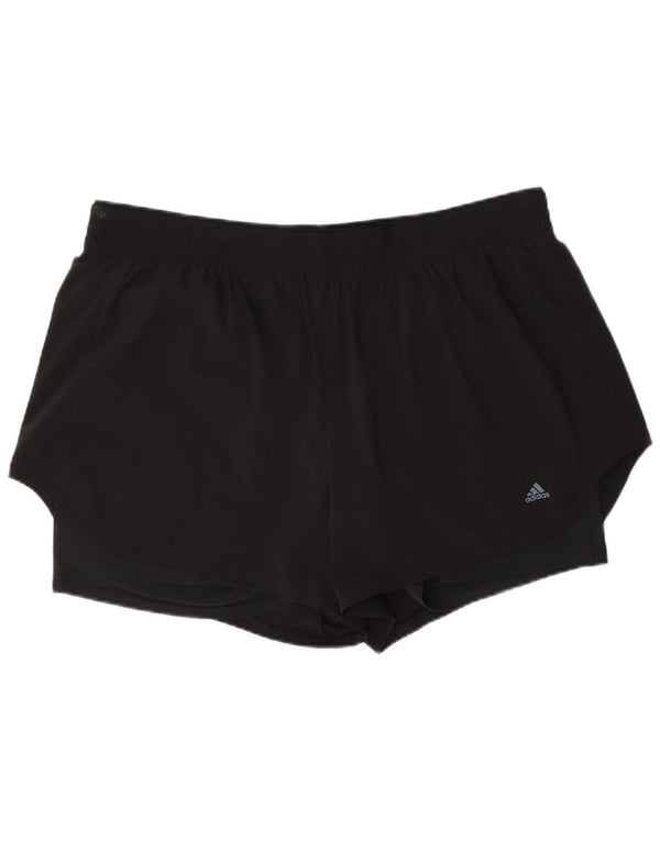 Adidas ženske sportske kratke hlače UK 24/26 2XL crni poliamid