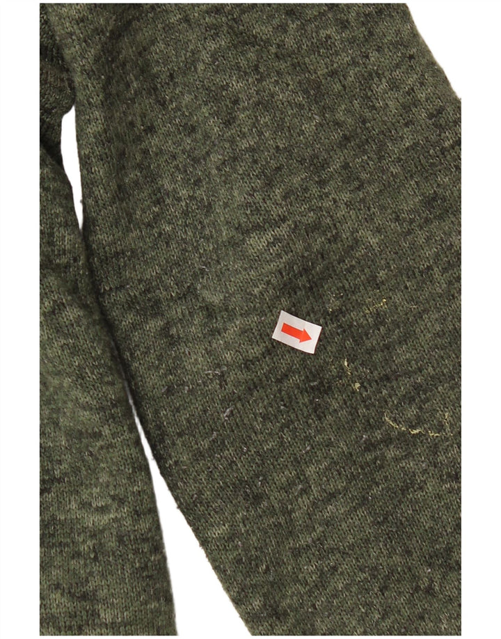 Gornja jakna muške trenirke Mountain Warehouse, veliki kaki pjegavi poliester