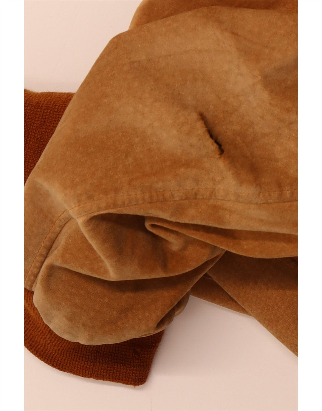 VINTAGE muška bomber jakna od brušene kože UK 42 XL smeđa koža