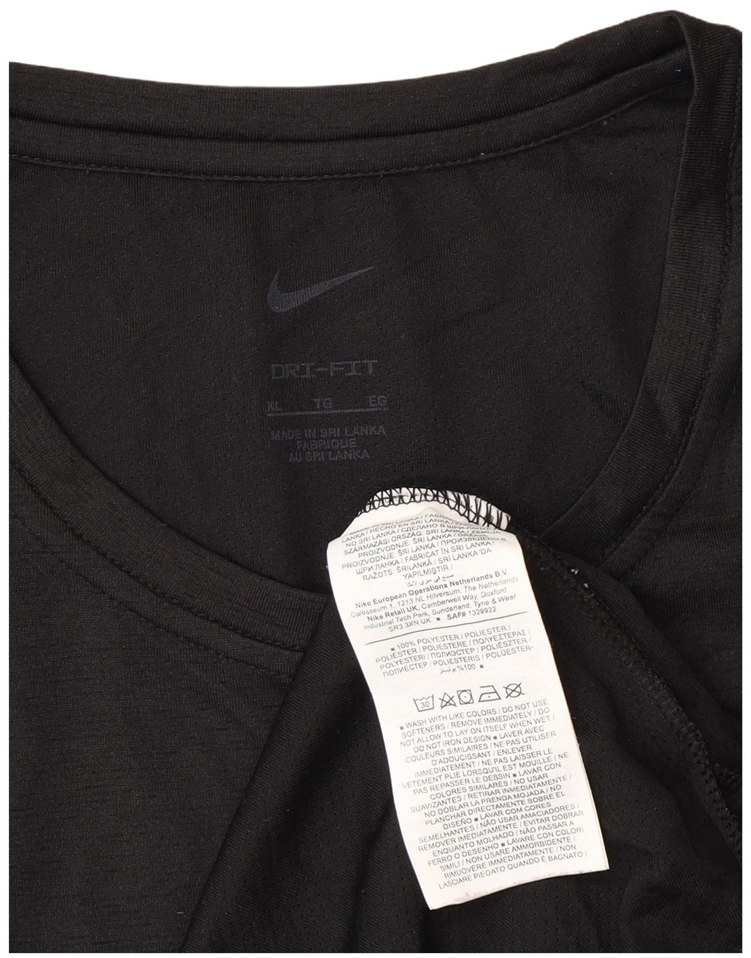 NIKE muška majica Dri Fit XL crni poliester