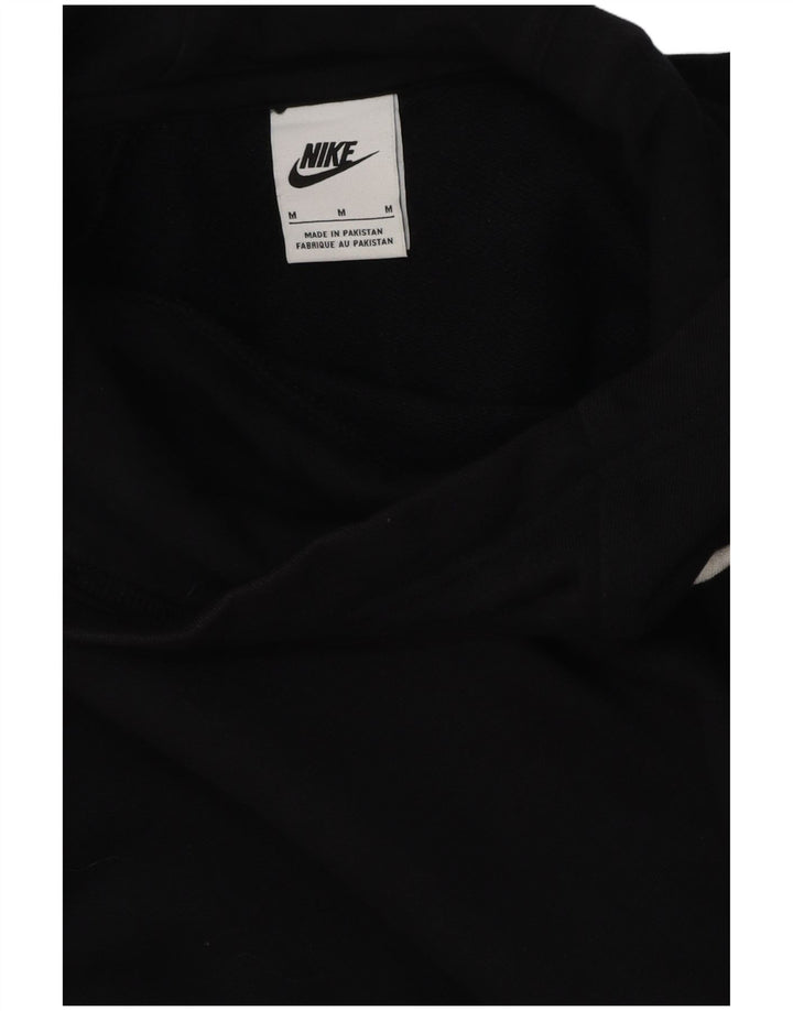 Nike muška majica s kapuljačom Srednje crni pamuk