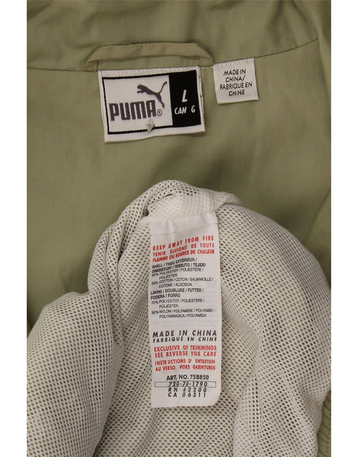 Puma muška gornja jakna trenirke Large kaki poliester