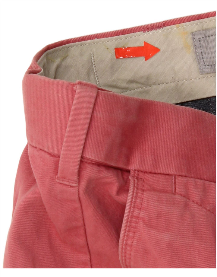Marks & Spencer muške chino kratke hlače W32 Srednje crveni pamuk