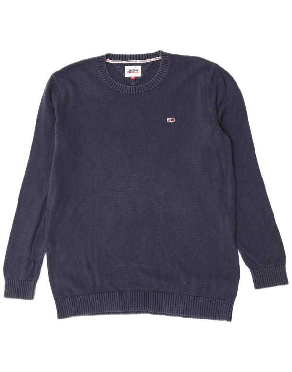 Tommy Hilfiger muški džemper s okruglim izrezom 2XL tamnoplavi klasični