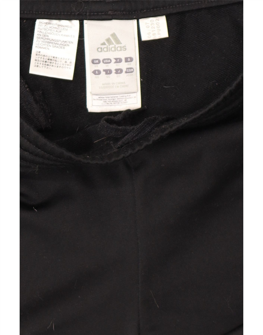 Adidas ženske hlače za trenirku UK 14 Srednje crni poliester