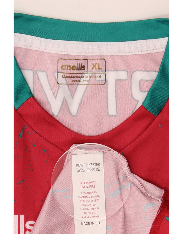 O'Neills muški grafički prsluk XL poliester na crvene pruge