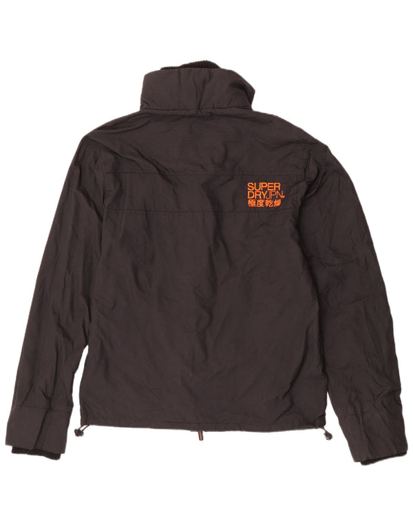 Superdry ženska jakna vjetrovka UK 18 XL crna najlonska sportska