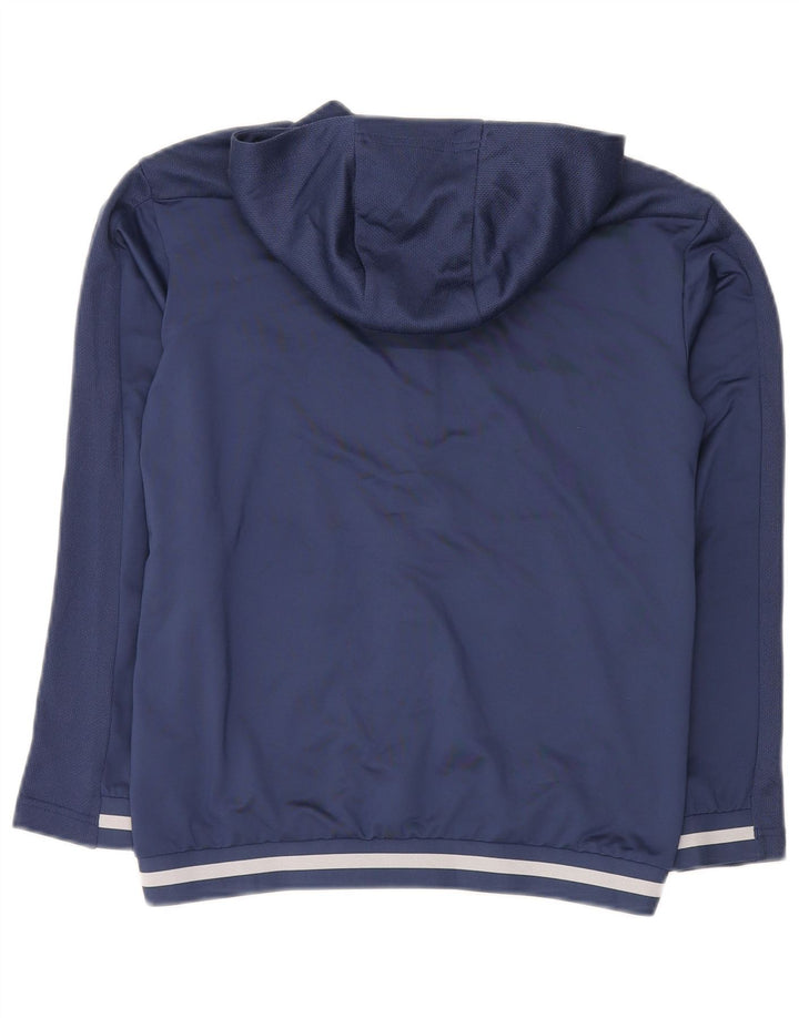 Adidas pulover s kapuljačom s patentnim zatvaračem MESSI za dječake 11-12 godina tamnoplavi poliester