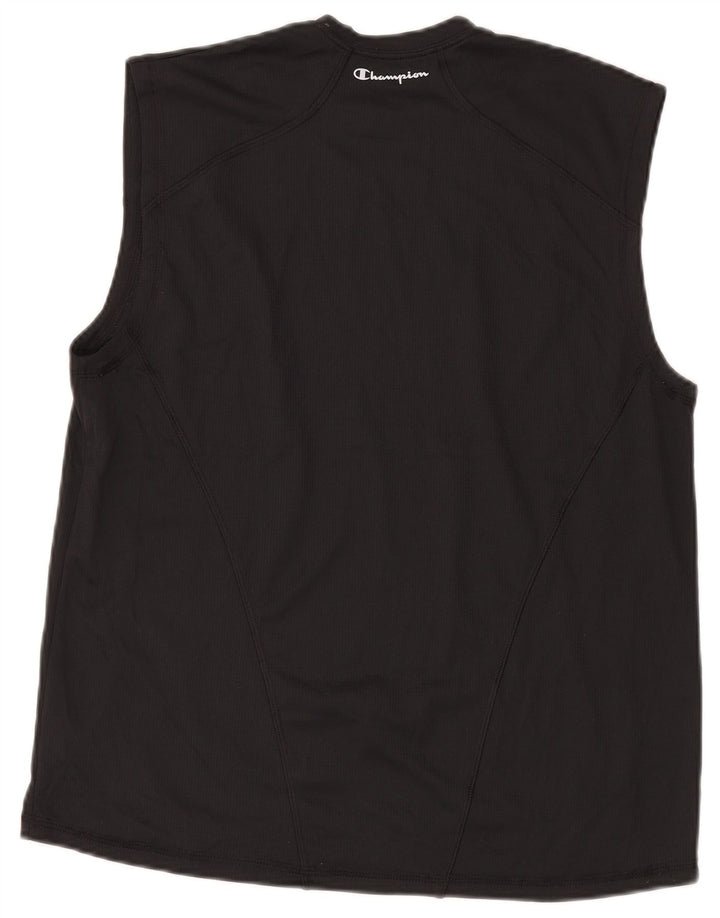 Champion muški dvostruki suhi prsluk srednji crni poliester