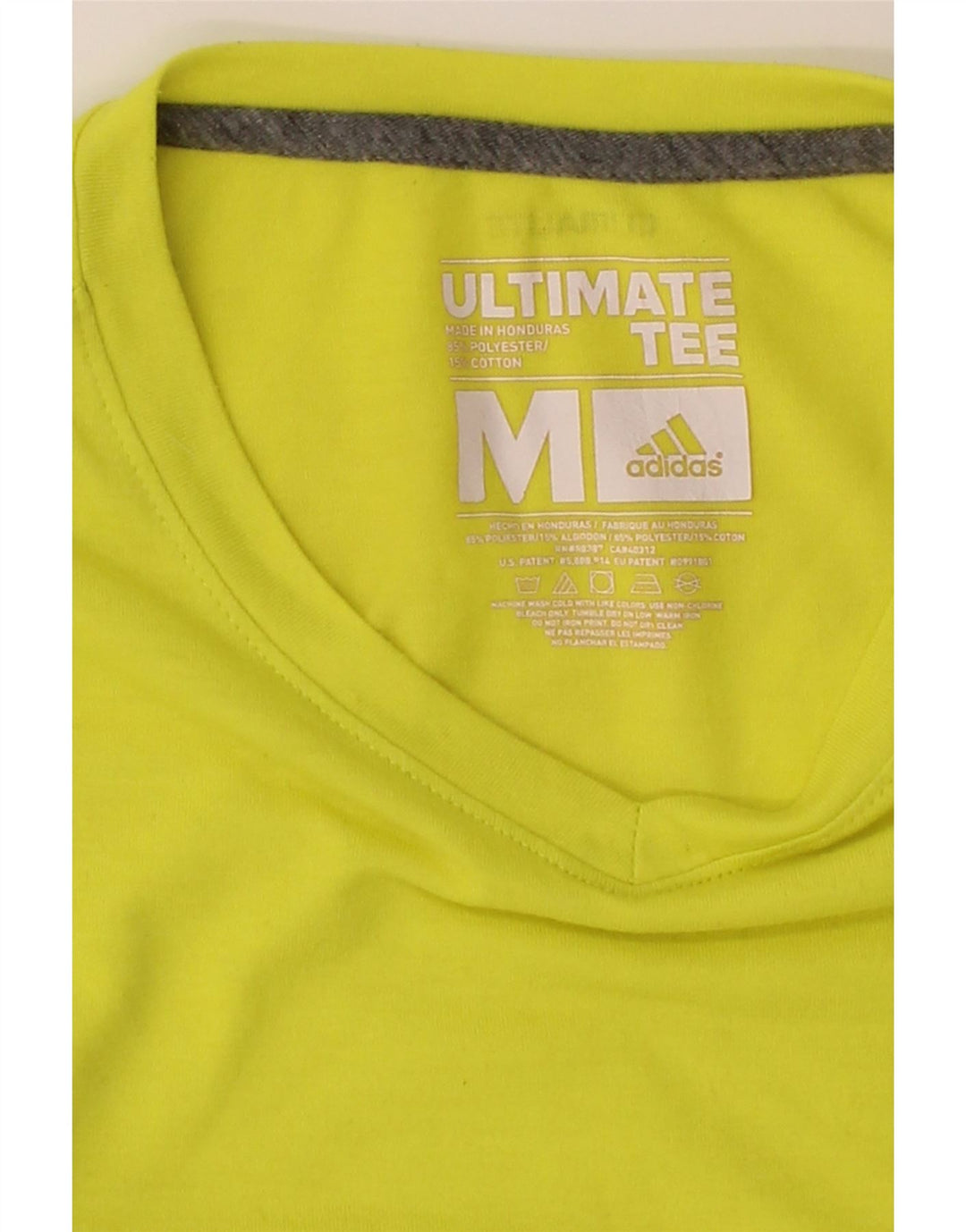 ADIDAS Womens Climalite Vest Top UK 12 Medium Yellow Polyester Vintage Adidas and Second-Hand Adidas from Messina Hembry 