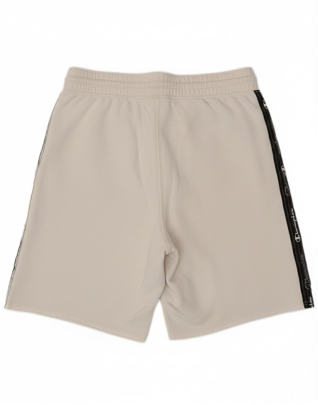CHAMPION Mens Graphic Sport Shorts Small  White Cotton