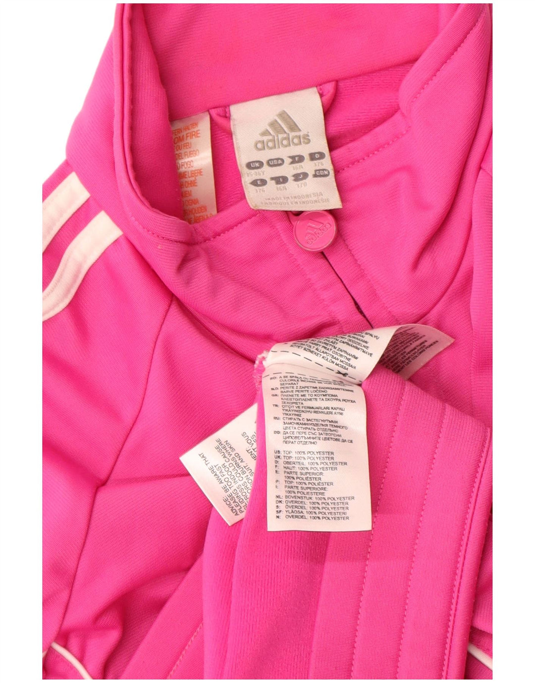 Adidas trenirka za djevojčice, 15-16 godina, ružičasta poliesterska jakna