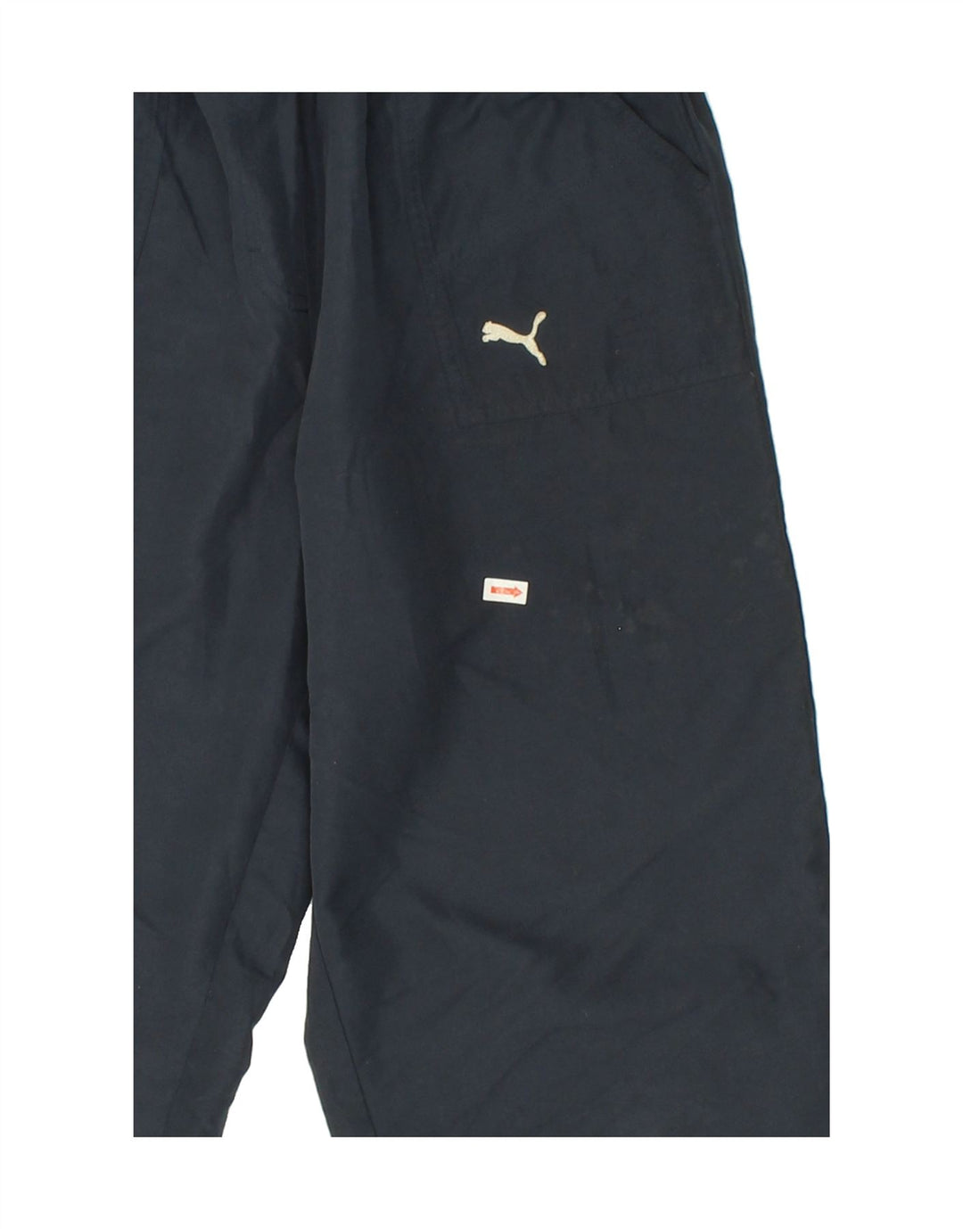 PUMA Boys Capri Tracksuit Trousers 15-16 Years Navy Blue Polyester Vintage Puma and Second-Hand Puma from Messina Hembry 