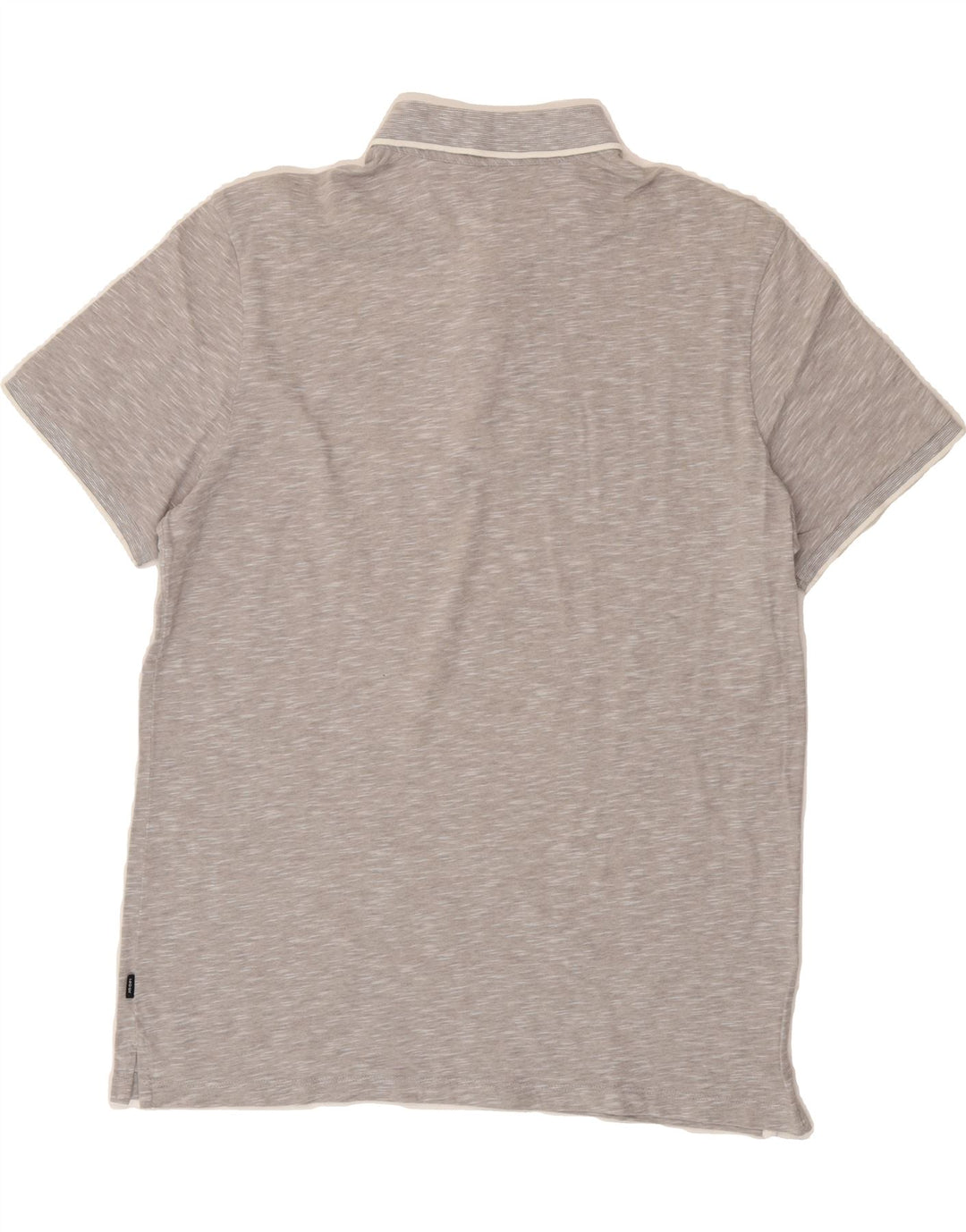 JOOP Mens Polo Shirt Medium Grey Flecked Vintage Joop and Second-Hand Joop from Messina Hembry 