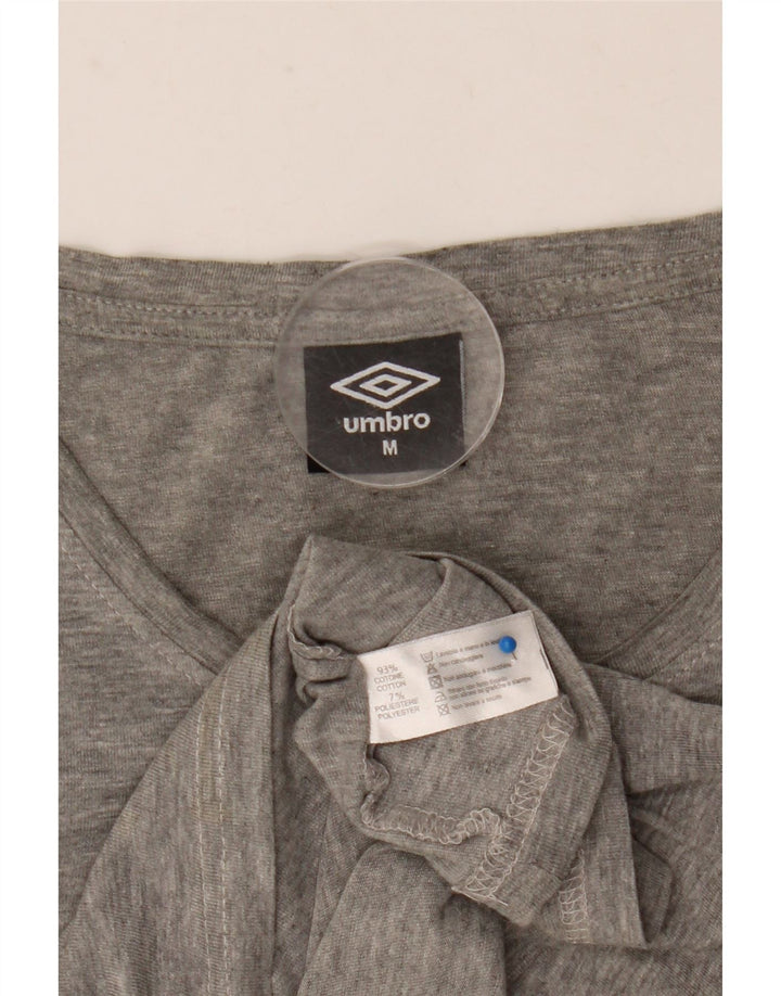 Umbro muška majica kratkih rukava s grafičkim motivima, srednje sivi flekasti pamuk