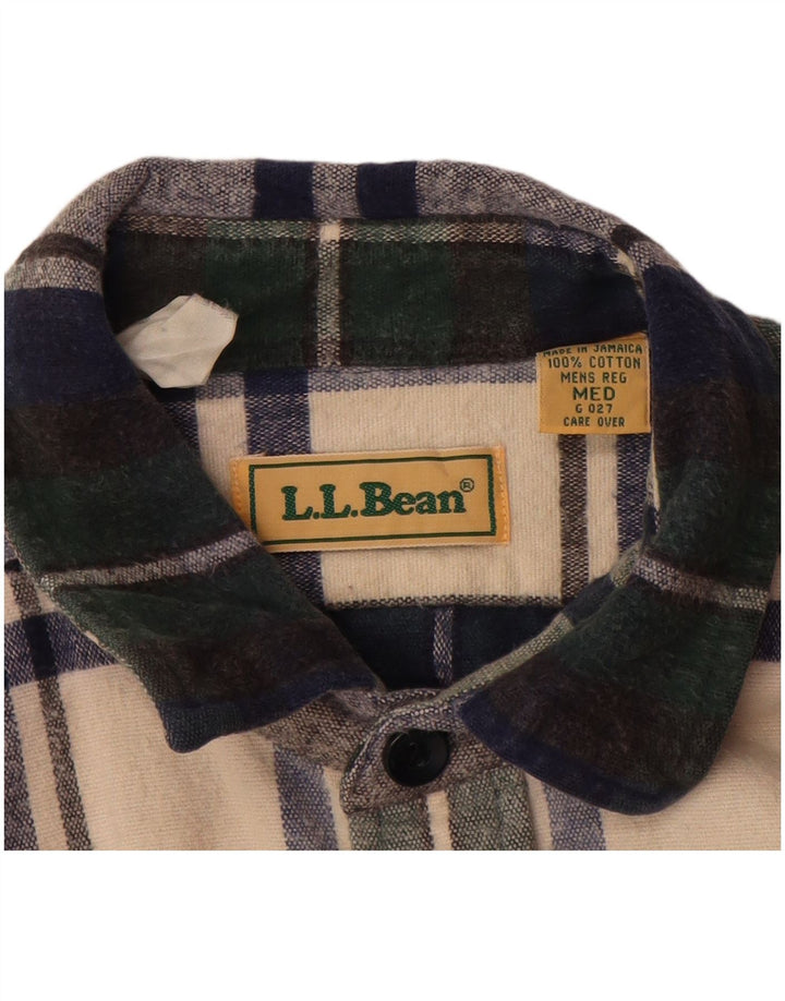 L.L.Bean muška flanelska košulja srednje zelene karirane boje