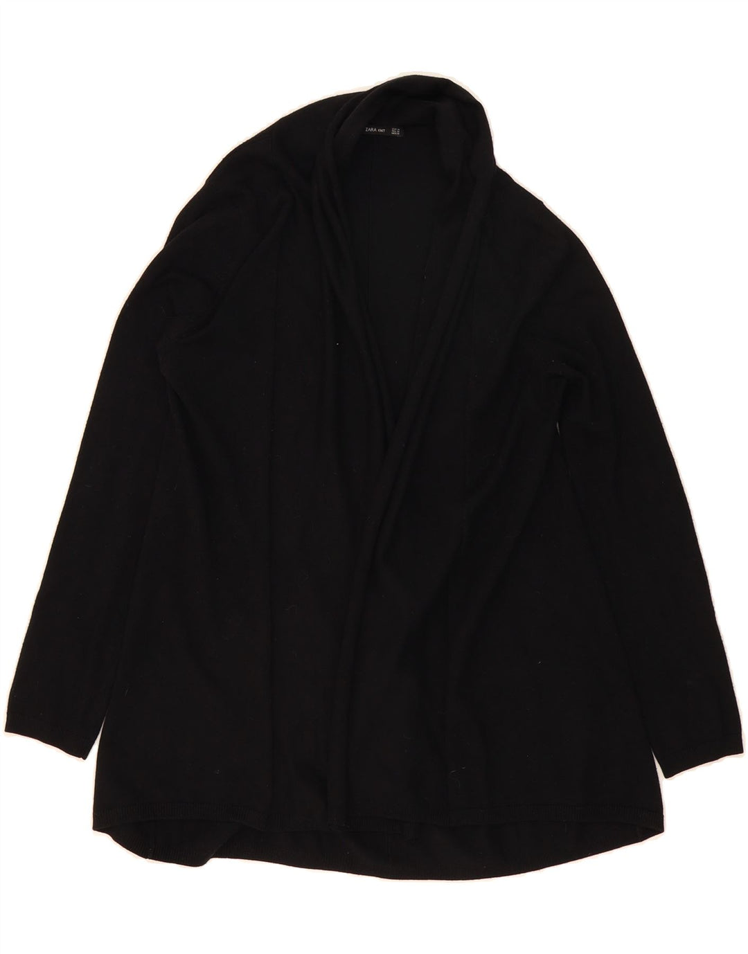 ZARA Womens Open Cardigan Sweater UK 12 Medium Black Vintage Zara and Second-Hand Zara from Messina Hembry 
