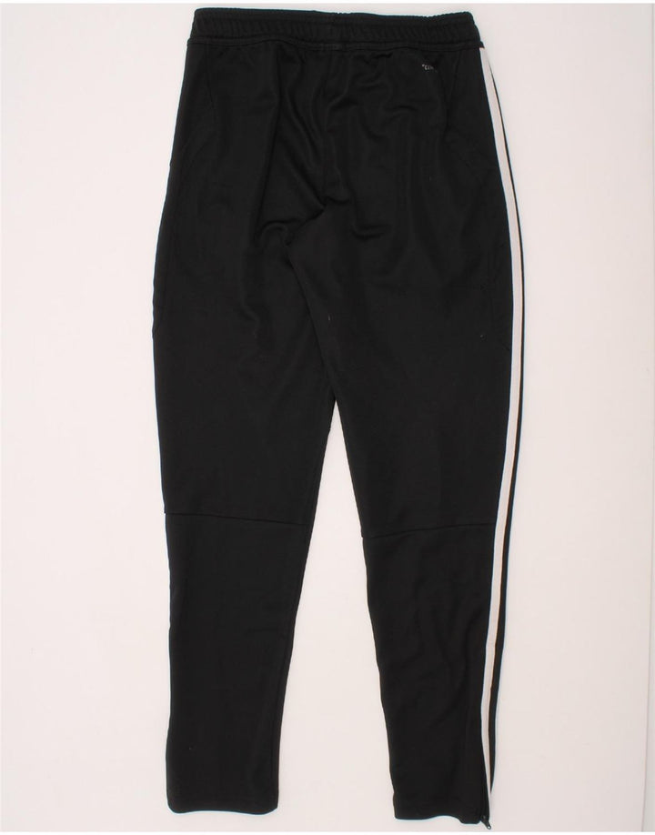 ADIDAS Boys Tracksuit Trousers 11-12 Years Black Polyester Vintage Adidas and Second-Hand Adidas from Messina Hembry 