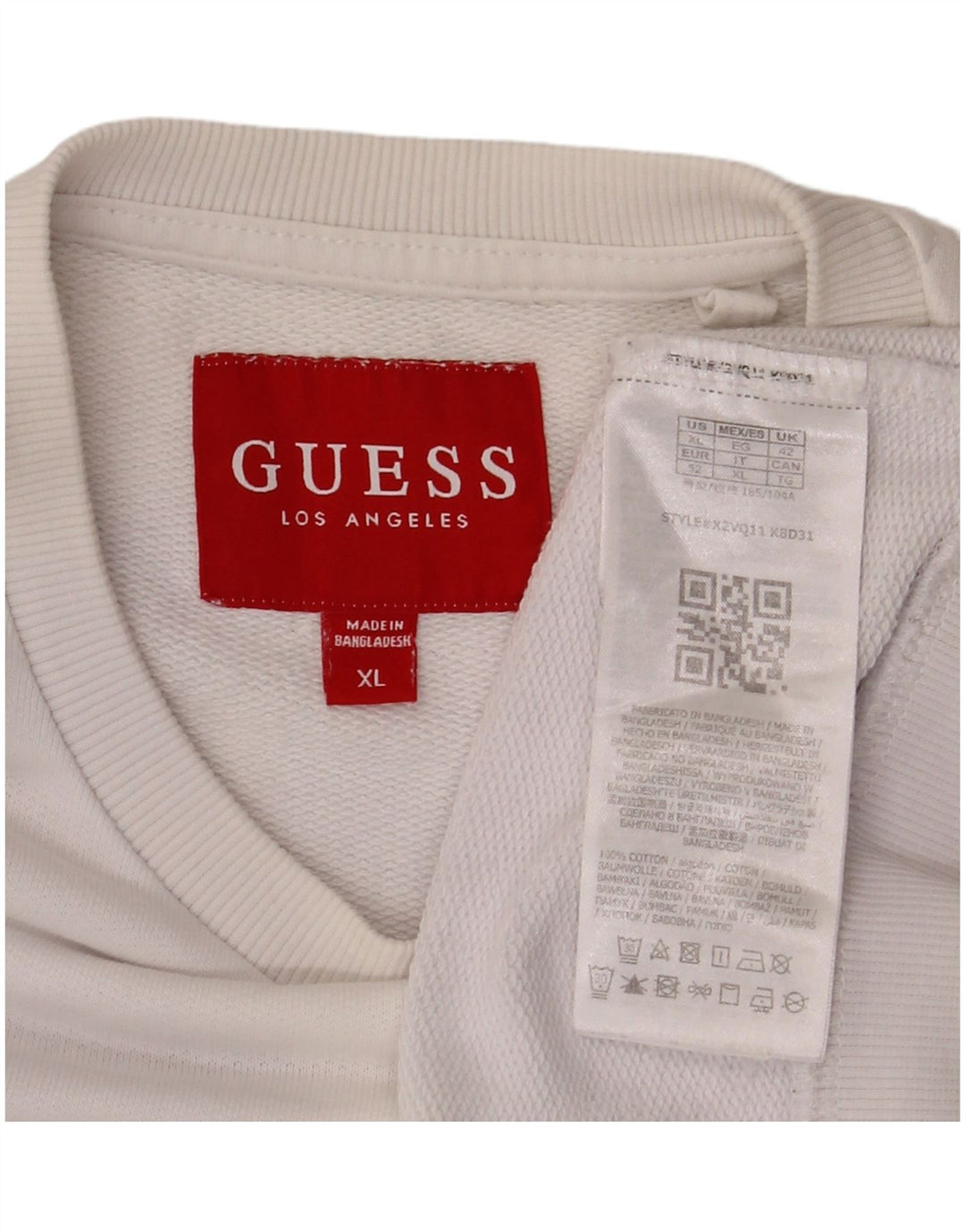 Guess muška majica s grafičkim motivima XL od bijelog pamuka